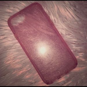 Pink sparkly speck iPhone 6/7/8 case